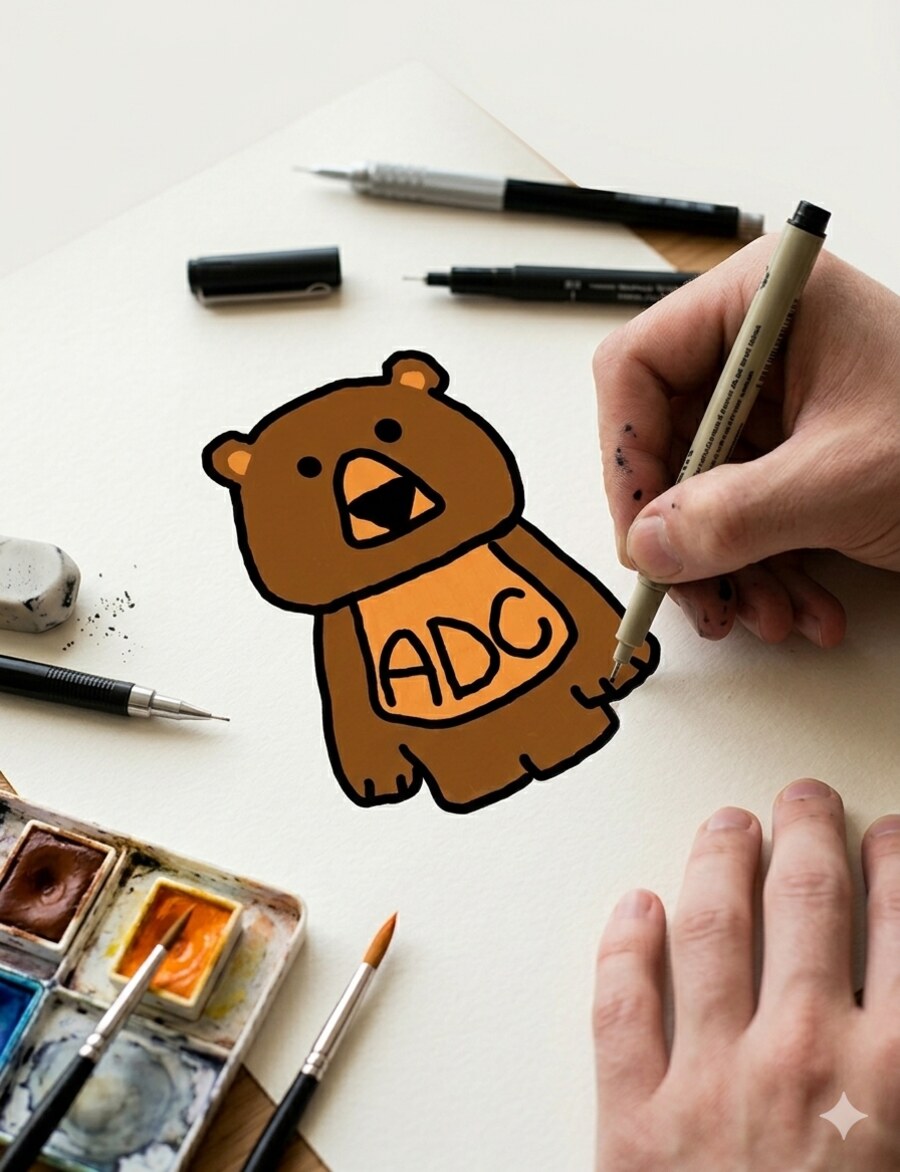 Drawing the animal characters for Animals Camping collection