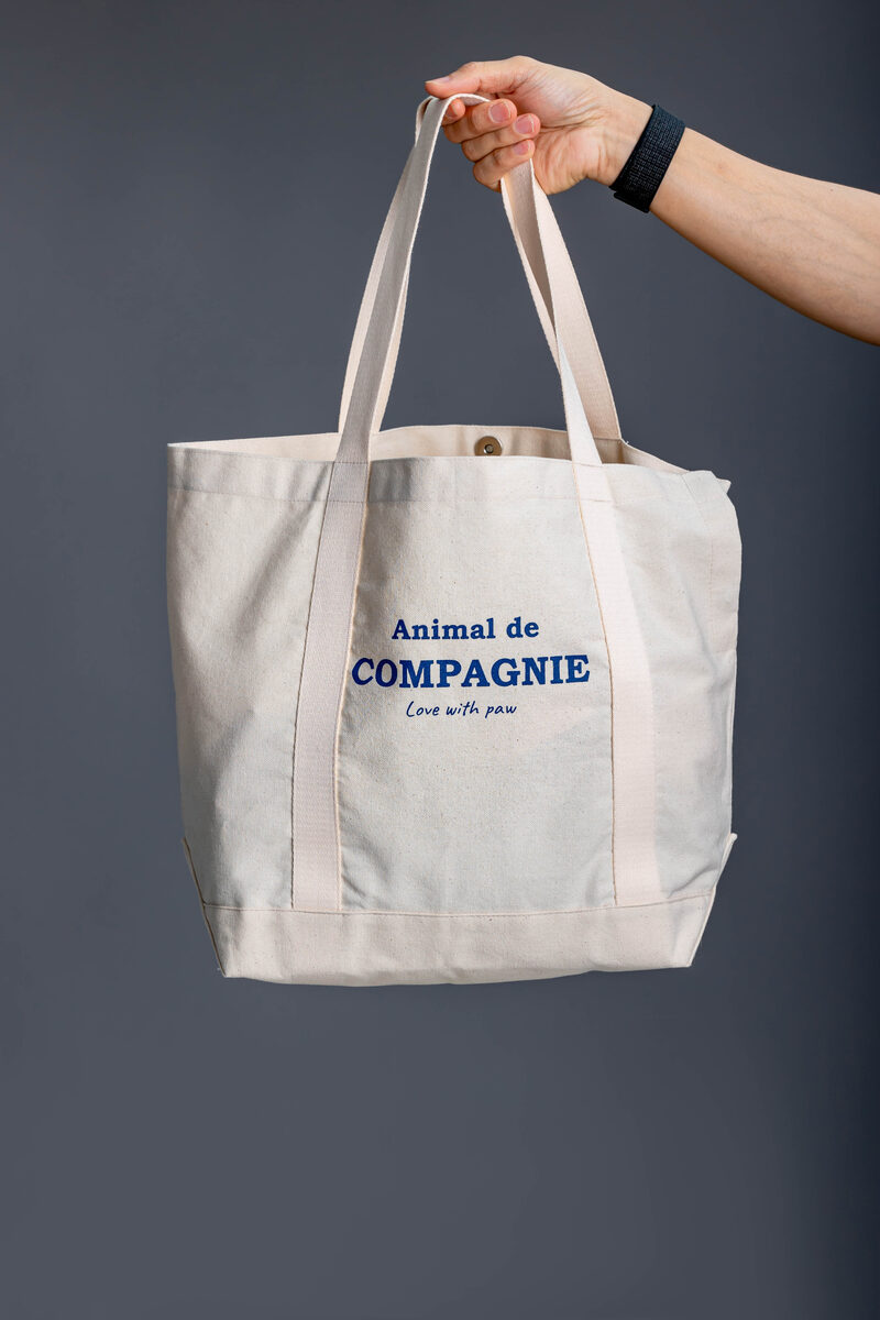 Carry-All-ADC Tote Natural — lifestyle worn